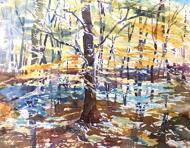 Mike Helmy  Retrospective Watercolour Sketches